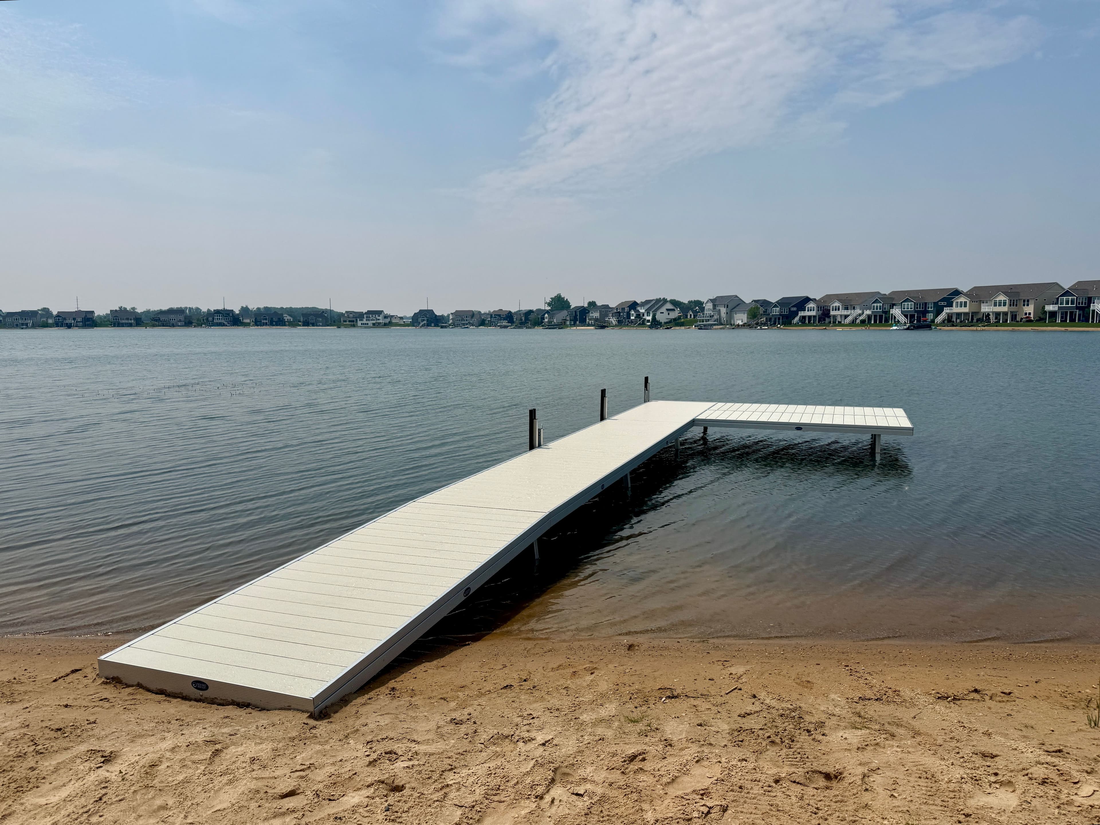 Shoremate dock on Placid Waters in West Michigan